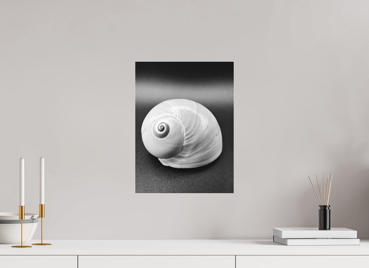 30 x 40 cm, Monochrom, Acryl 2 mm, matt Pure Beauty