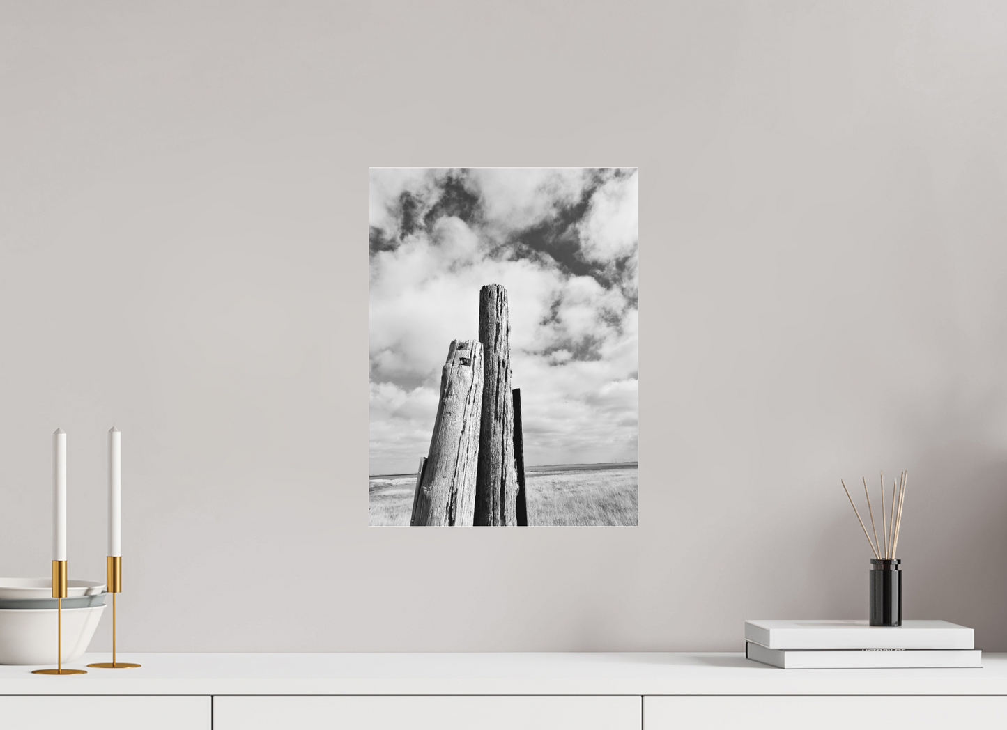 30 x 40 cm, Monochrom, Acryl 2 mm, matt Aufrecht