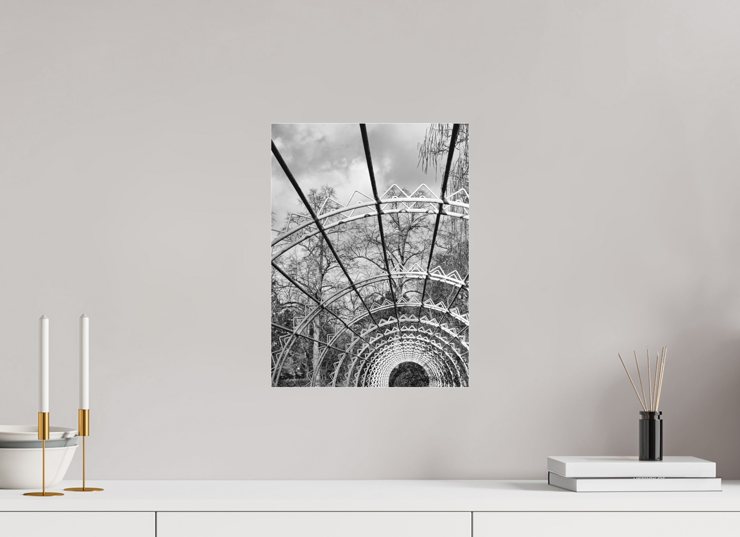 30 x 40 cm, Monochrom, Acryl 2 mm, matt Hypnotizing