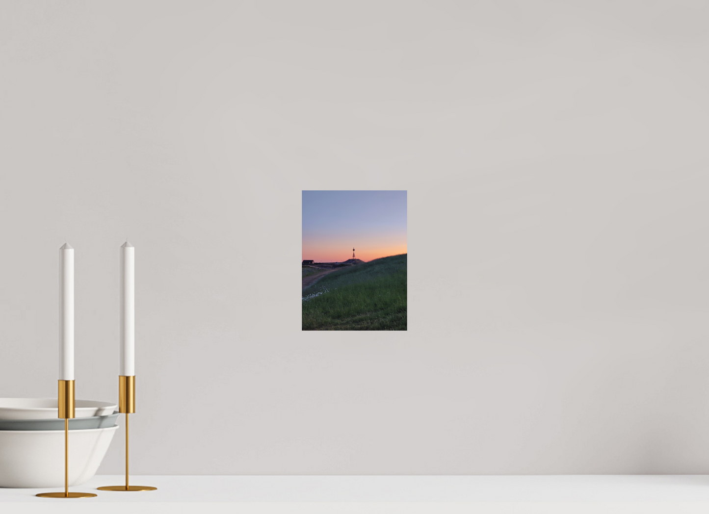 15 x 20 cm, Farbe, Alu-Dibond, matt Soft Evening