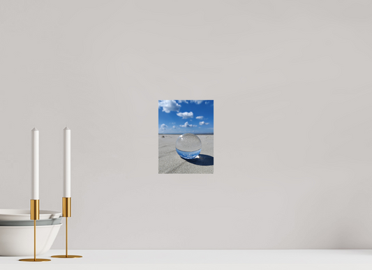 15 x 20 cm, Farbe, Alu-Dibond, glänzend Upside Down